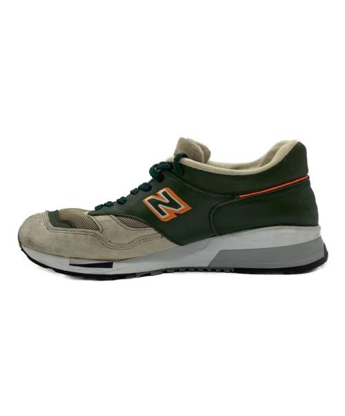 NEW BALANCE（ニューバランス）NEW BALANCE (ニューバランス) スニーカー グリーン×ベージュ サイズ:UK7 1/2の古着・服飾アイテム