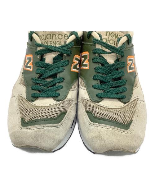 NEW BALANCE（ニューバランス）NEW BALANCE (ニューバランス) スニーカー グリーン×ベージュ サイズ:UK7 1/2の古着・服飾アイテム