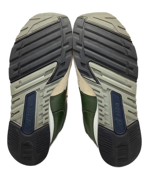 NEW BALANCE（ニューバランス）NEW BALANCE (ニューバランス) スニーカー グリーン×ベージュ サイズ:UK7 1/2の古着・服飾アイテム