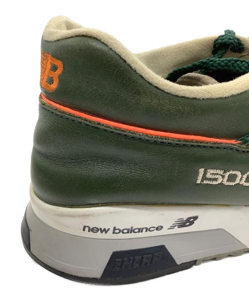 NEW BALANCE（ニューバランス）NEW BALANCE (ニューバランス) スニーカー グリーン×ベージュ サイズ:UK7 1/2の古着・服飾アイテム