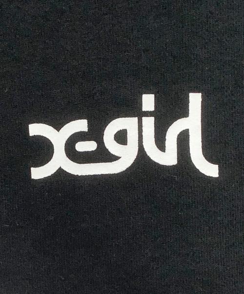 X-GIRL（エックスガール）X-GIRL (エックスガール) F.C.Real Bristol (エフシーレアルブリストル) SUPPORTER SWEAT HOODIE ブラック サイズ:Lの古着・服飾アイテム