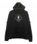 X-GIRL（エックスガール）の古着「SUPPORTER SWEAT HOODIE」｜ブラック