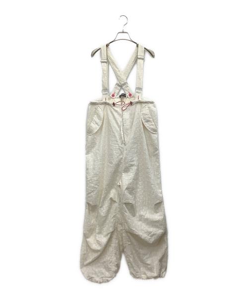 little sunny bite（リトルサニーバイト）little sunny bite (リトルサニーバイト) サロペット ホワイト サイズ:Sの古着・服飾アイテム