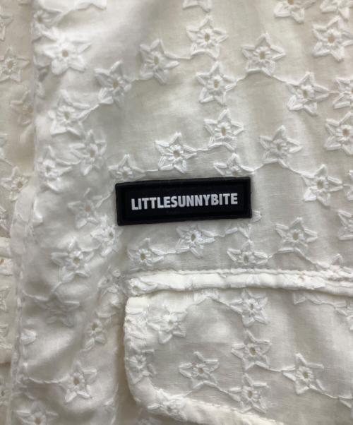 little sunny bite（リトルサニーバイト）little sunny bite (リトルサニーバイト) サロペット ホワイト サイズ:Sの古着・服飾アイテム