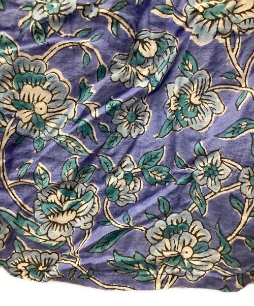 saruche（サルーチェ）saruche (サルーチェ) 半袖ワンピース ブルー×ホワイト サイズ:−の古着・服飾アイテム