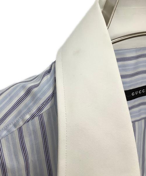 GUCCI（グッチ）GUCCI (グッチ) ビジネスシャツ スカイブルー サイズ:39の古着・服飾アイテム