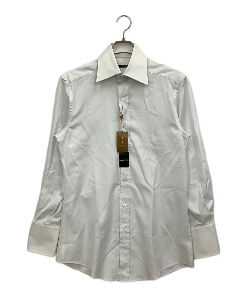 GUCCI（グッチ）GUCCI (グッチ) ビジネスシャツ スカイブルー サイズ:39の古着・服飾アイテム
