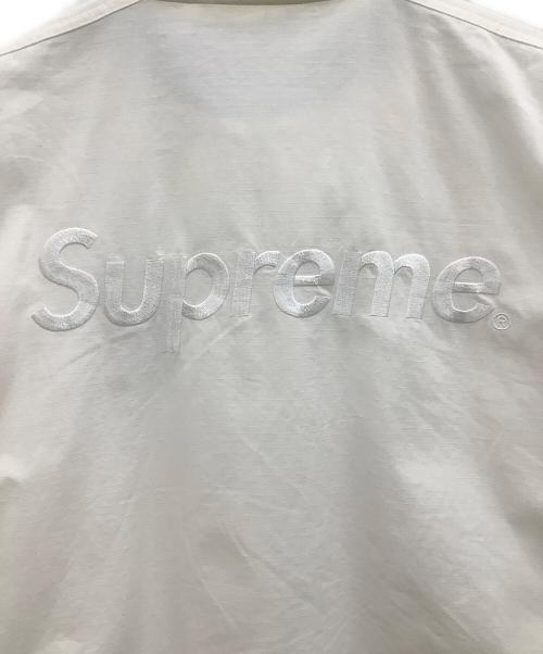SUPREME（シュプリーム）SUPREME (シュプリーム) UMBRO (アンブロ) Cotton Ripstop TrackJacket ホワイト サイズ:XLの古着・服飾アイテム