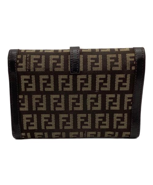 FENDI（フェンディ）FENDI (フェンディ) 3つ折り財布 ブラウンの古着・服飾アイテム