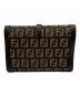 FENDI (フェンディ) 3つ折り財布 ブラウン：7000円