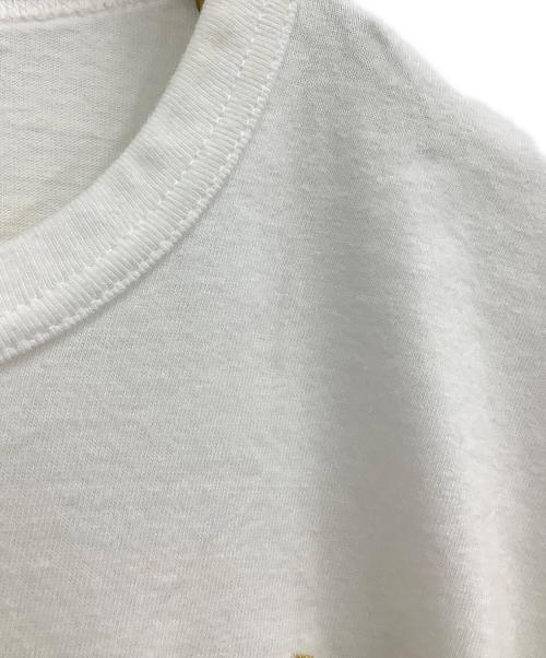 PLAY COMME des GARCONS（プレイコムデギャルソン）PLAY COMME des GARCONS (プレイコムデギャルソン) 半袖カットソー ホワイト サイズ:Sの古着・服飾アイテム