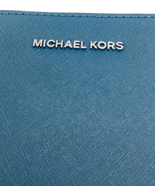 MICHAEL KORS（マイケルコース）MICHAEL KORS (マイケルコース) スクエアショルダーバッグ ブルー サイズ:−の古着・服飾アイテム