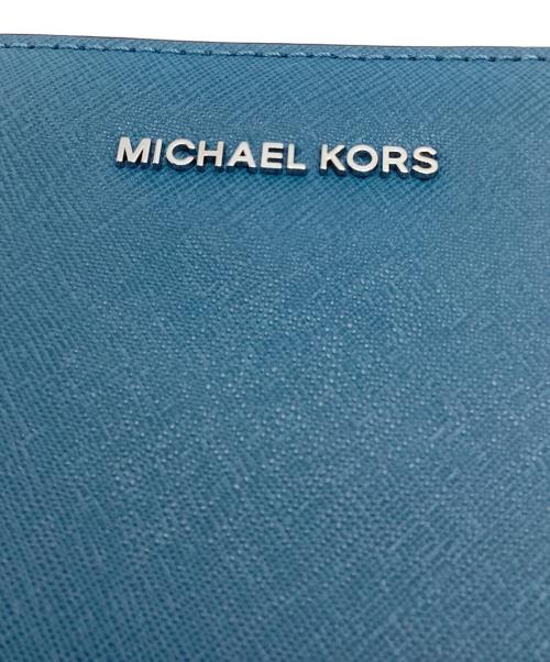 MICHAEL KORS（マイケルコース）MICHAEL KORS (マイケルコース) スクエアショルダーバッグ ブルー サイズ:−の古着・服飾アイテム