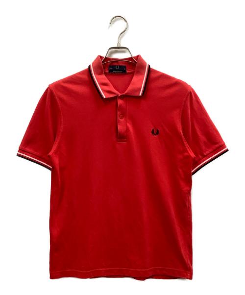 FRED PERRY（フレッドペリー）FRED PERRY (フレッドペリー) ポロシャツ レッド サイズ:40の古着・服飾アイテム