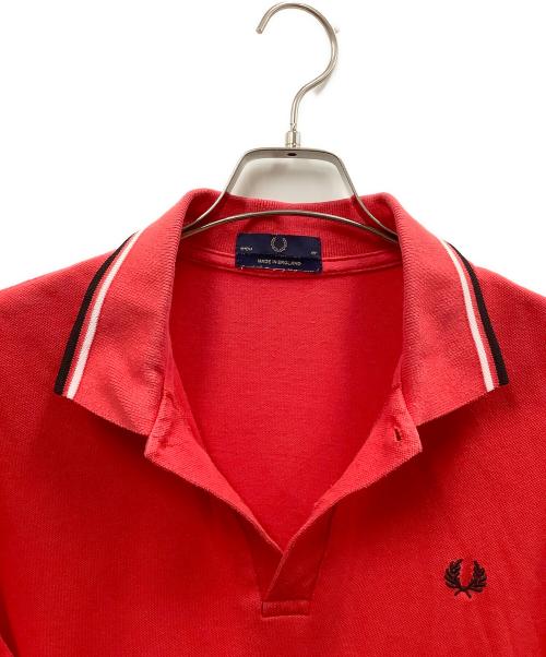 FRED PERRY（フレッドペリー）FRED PERRY (フレッドペリー) ポロシャツ レッド サイズ:40の古着・服飾アイテム