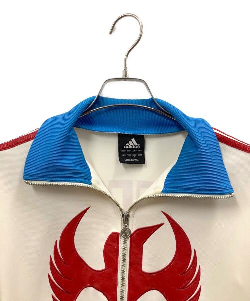 adidas（アディダス）adidas (アディダス) トラックジャケット ブルー×ホワイト サイズ:Lの古着・服飾アイテム