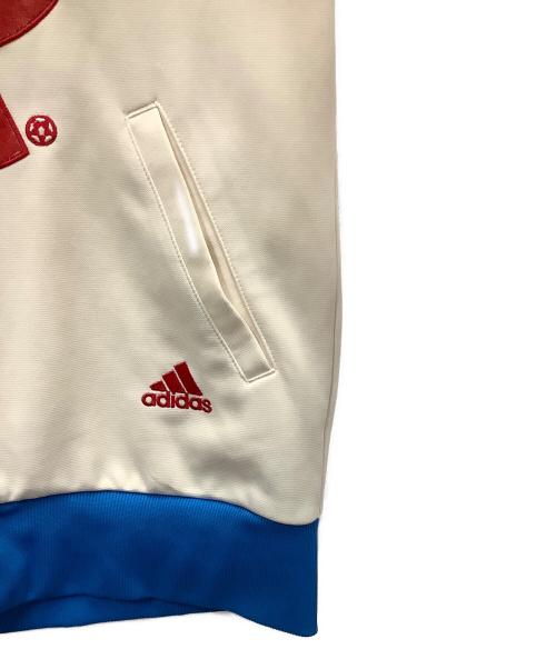 adidas（アディダス）adidas (アディダス) トラックジャケット ブルー×ホワイト サイズ:Lの古着・服飾アイテム