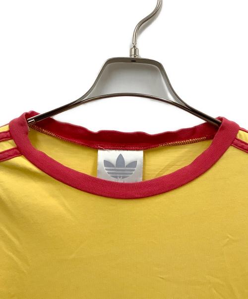 adidas（アディダス）adidas (アディダス) 半袖カットソー オレンジ サイズ:Lの古着・服飾アイテム
