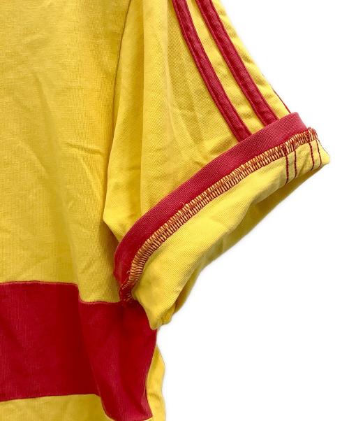 adidas（アディダス）adidas (アディダス) 半袖カットソー オレンジ サイズ:Lの古着・服飾アイテム