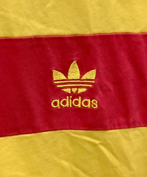 adidas（アディダス）adidas (アディダス) 半袖カットソー オレンジ サイズ:Lの古着・服飾アイテム