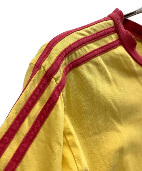 adidas（アディダス）adidas (アディダス) 半袖カットソー オレンジ サイズ:Lの古着・服飾アイテム