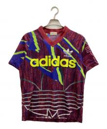 adidas（アディダス）の古着「ゲームシャツ」｜レッド×ブルー