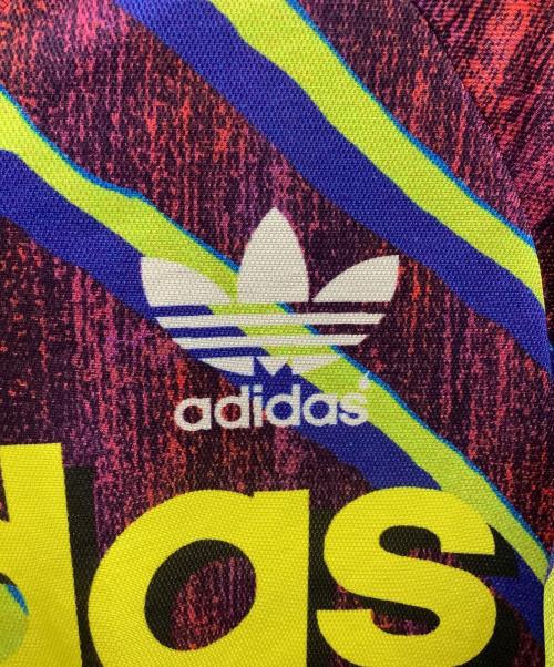 adidas（アディダス）adidas (アディダス) ゲームシャツ レッド×ブルー サイズ:M−Lの古着・服飾アイテム