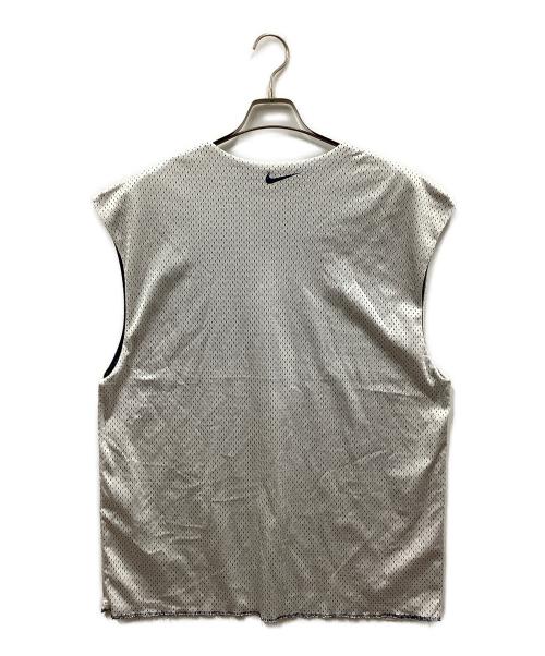 NIKE（ナイキ）NIKE (ナイキ) ゲームシャツ ホワイト×ネイビー サイズ:Lの古着・服飾アイテム