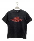 stussy×SAINT ALFREDステューシー×セイント アルフレッド）の古着「半袖カットソー」｜ブラック