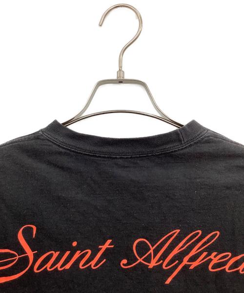 stussy（ステューシー）stussy (ステューシー) SAINT ALFRED (セイント アルフレッド) 半袖カットソー ブラック サイズ:Mの古着・服飾アイテム
