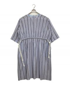 中古・古着通販】萌 (MOYURU) 長袖ワンピース ブラック サイズ:M−L