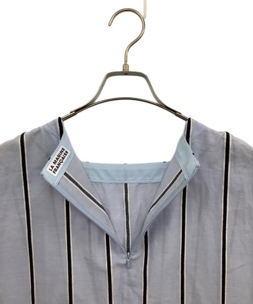LA MARINE FRANCAISE（マリンフランセーズ）LA MARINE FRANCAISE (マリンフランセーズ) 半袖ワンピース スカイブルー サイズ:Fの古着・服飾アイテム