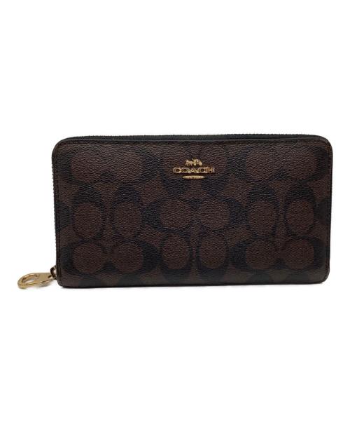 COACH（コーチ）COACH (コーチ) 長財布 ブラウンの古着・服飾アイテム