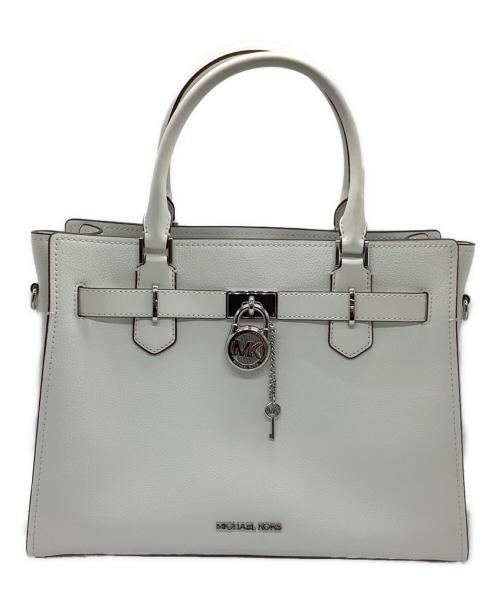MICHAEL KORS（マイケルコース）MICHAEL KORS (マイケルコース) 2WAYバッグ ホワイトの古着・服飾アイテム