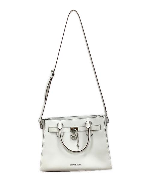 MICHAEL KORS（マイケルコース）MICHAEL KORS (マイケルコース) 2WAYバッグ ホワイトの古着・服飾アイテム