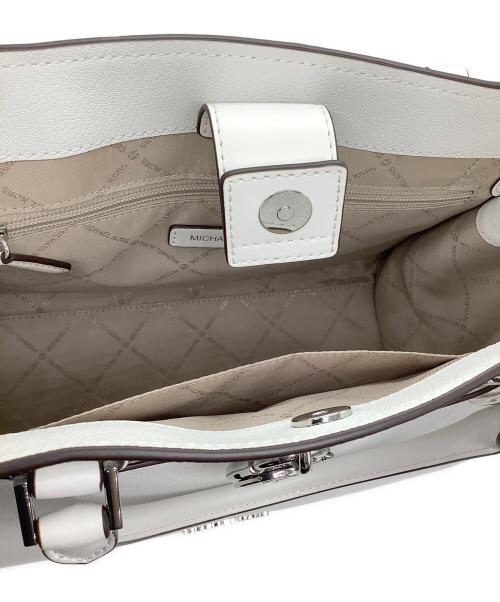 MICHAEL KORS（マイケルコース）MICHAEL KORS (マイケルコース) 2WAYバッグ ホワイトの古着・服飾アイテム