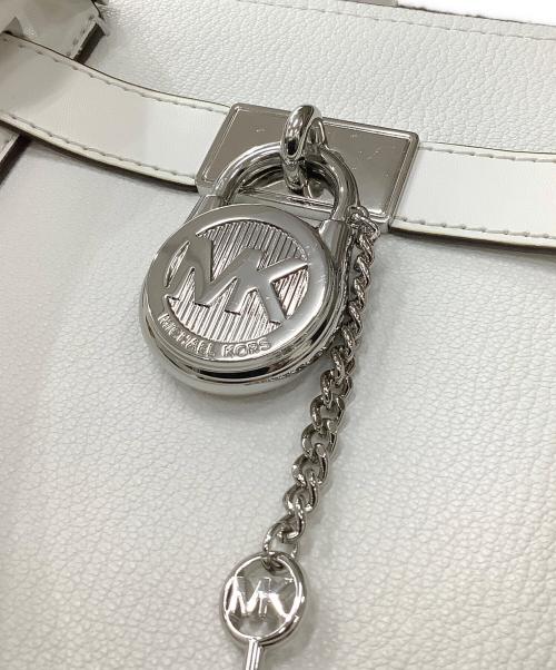 MICHAEL KORS（マイケルコース）MICHAEL KORS (マイケルコース) 2WAYバッグ ホワイトの古着・服飾アイテム