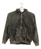DIESELディーゼル）の古着「ジップパーカー」｜ブラック