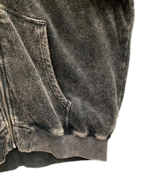 DIESEL（ディーゼル）DIESEL (ディーゼル) ジップパーカー ブラック サイズ:XXLの古着・服飾アイテム