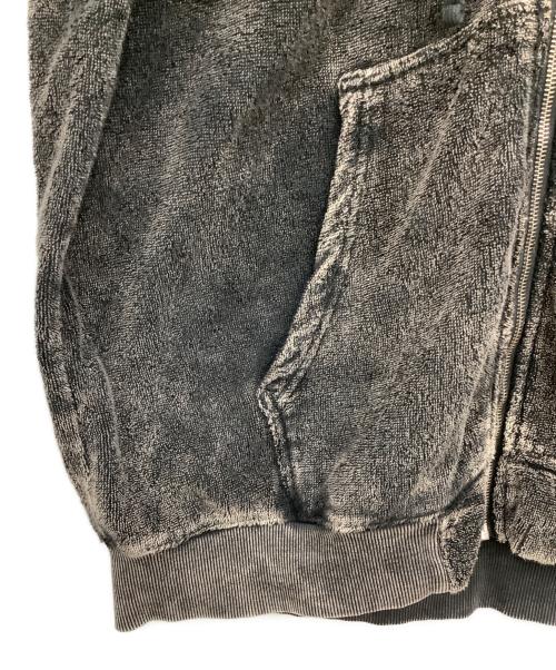 DIESEL（ディーゼル）DIESEL (ディーゼル) ジップパーカー ブラック サイズ:XXLの古着・服飾アイテム