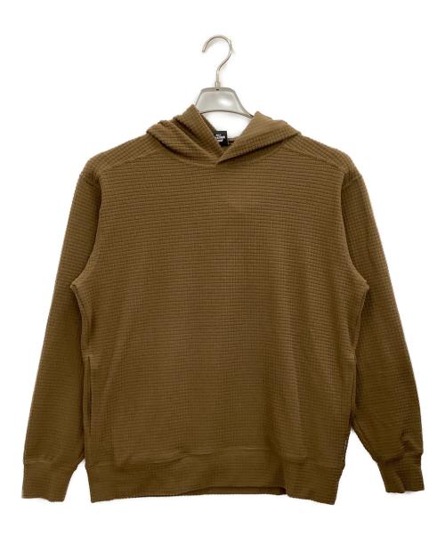 ALWAYTH（オールウェイズ）ALWAYTH (オールウェイズ) プルオーバーパーカー ブラウン サイズ:Sの古着・服飾アイテム