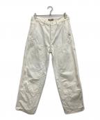 stussyステューシー）の古着「Work Pant Canvas」｜ホワイト