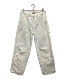 stussy（ステューシー）の古着「Work Pant Canvas」｜ホワイト