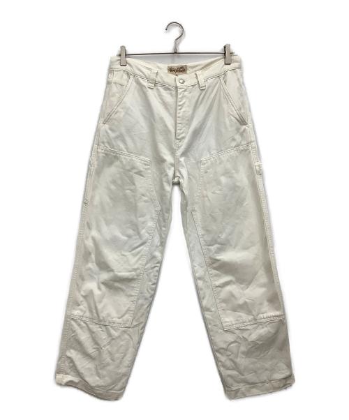 stussy（ステューシー）stussy (ステューシー) Work Pant Canvas ホワイト サイズ:30の古着・服飾アイテム