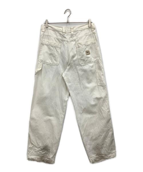 stussy（ステューシー）stussy (ステューシー) Work Pant Canvas ホワイト サイズ:30の古着・服飾アイテム