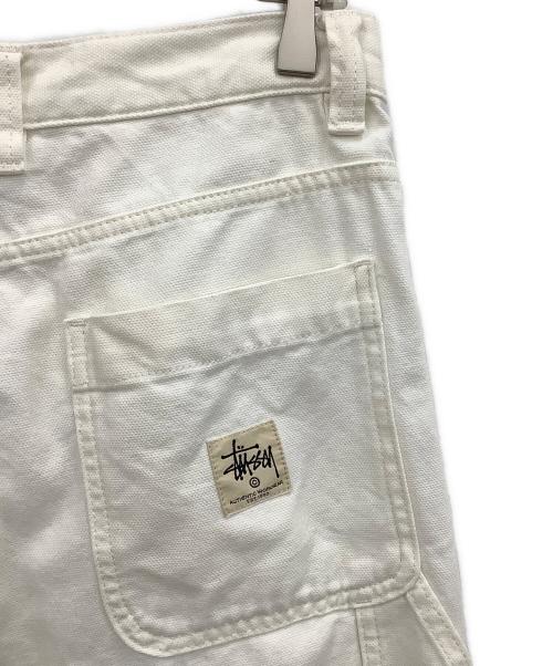 stussy（ステューシー）stussy (ステューシー) Work Pant Canvas ホワイト サイズ:30の古着・服飾アイテム