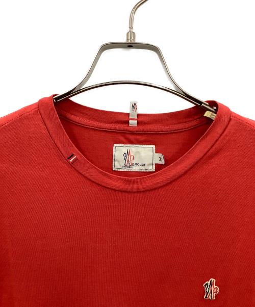 MONCLER GRENOBLE（モンクレール グルノーブル）MONCLER GRENOBLE (モンクレール グルノーブル) 半袖カットソー レッド サイズ:Mの古着・服飾アイテム