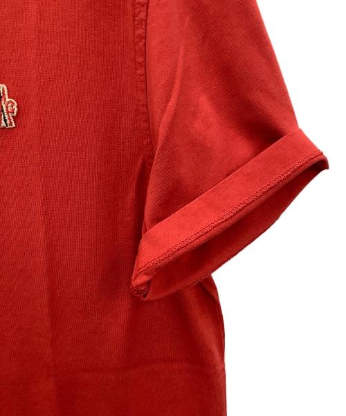 MONCLER GRENOBLE（モンクレール グルノーブル）MONCLER GRENOBLE (モンクレール グルノーブル) 半袖カットソー レッド サイズ:Mの古着・服飾アイテム