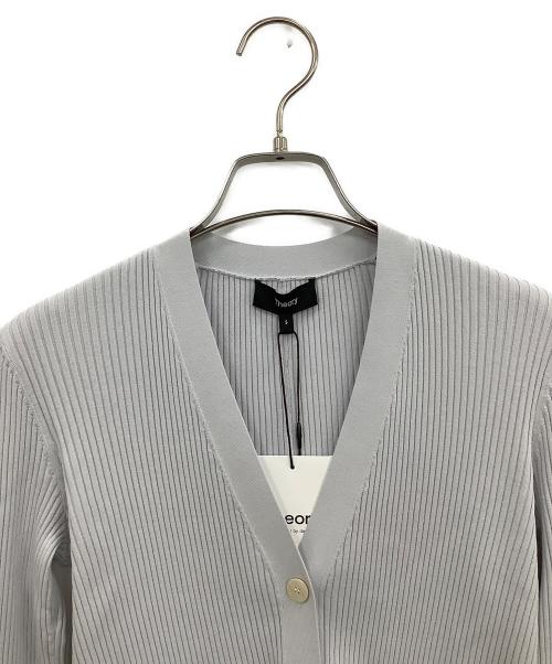 theory（セオリー）theory (セオリー) 薄手カーディガン グレー サイズ:Sの古着・服飾アイテム