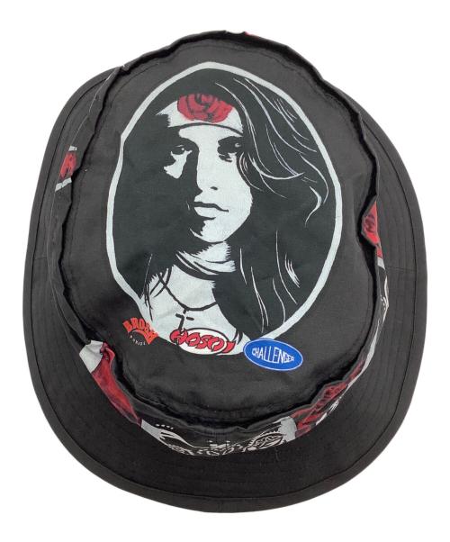 CHALLENGER（チャレンジャー）CHALLENGER (チャレンジャー) BOSCH (ボッシュ) HOSOI (ホソイ) バケットハット ブラック サイズ:LARGEの古着・服飾アイテム